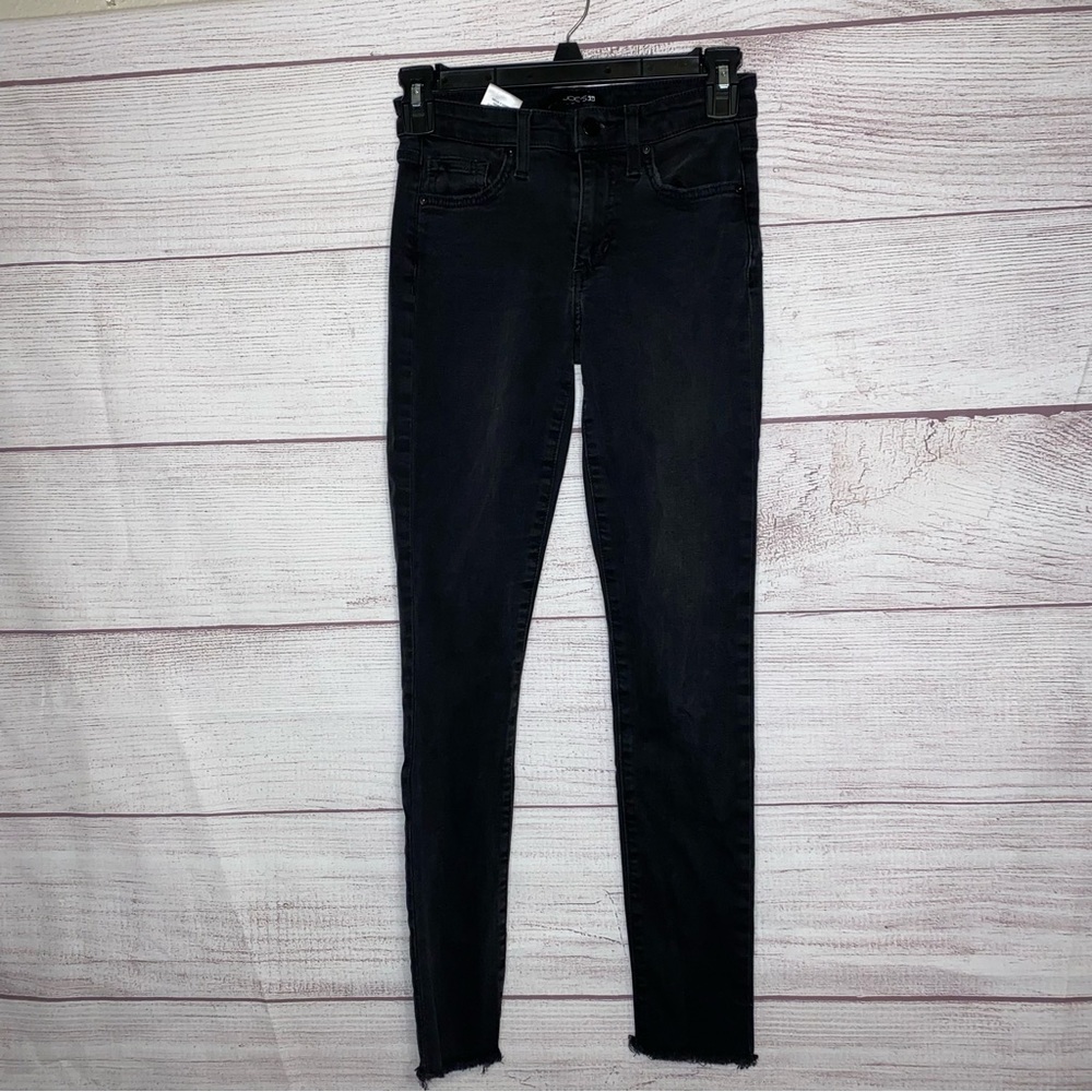 YMI Jeans women’s black super skinny leggings jeans distressed ankles